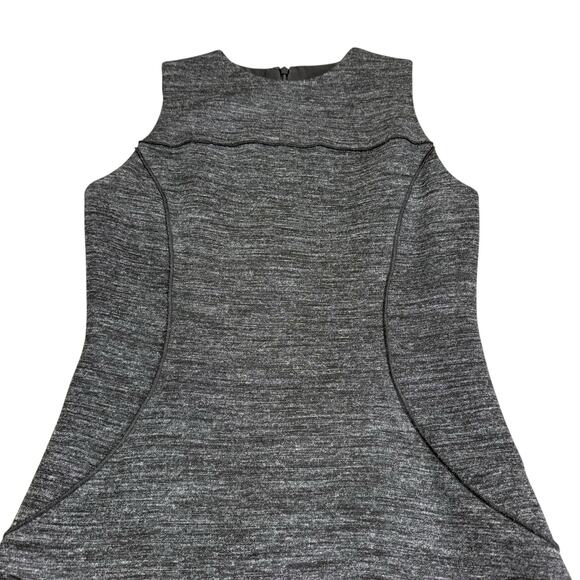 Derek Lam 10 Crosby Sleeveless Ponte A-line Dress in Gray Small - Picture 3 of 11